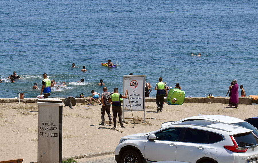 Son dakika – Mudanya’da denize girmek yasaklandı!