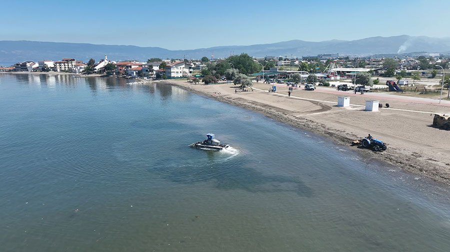 Bursa plajları sezona hazır