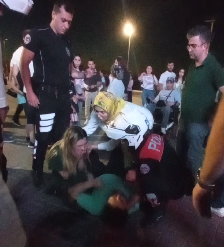 Seyyar operasyonunda yaşlı kadının parmağı kırıldı!