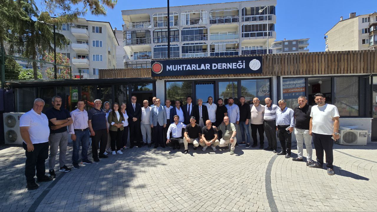 Mudanya Muhtarlar Derneği’ne Anlamlı Ziyaret
