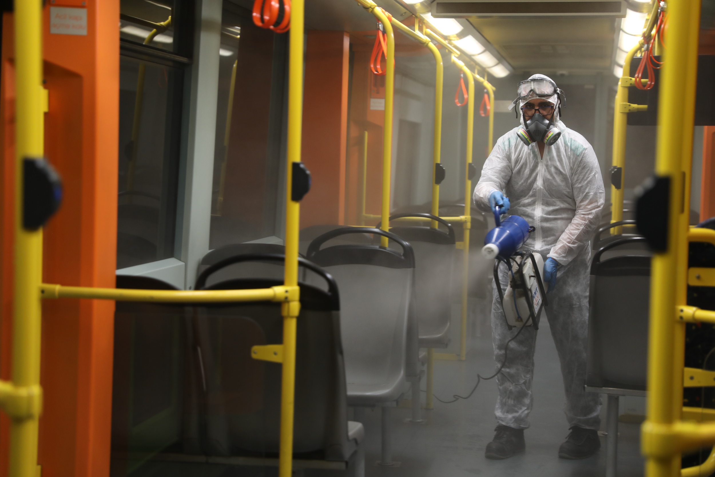 Toplu taşımada hijyen seferberliği