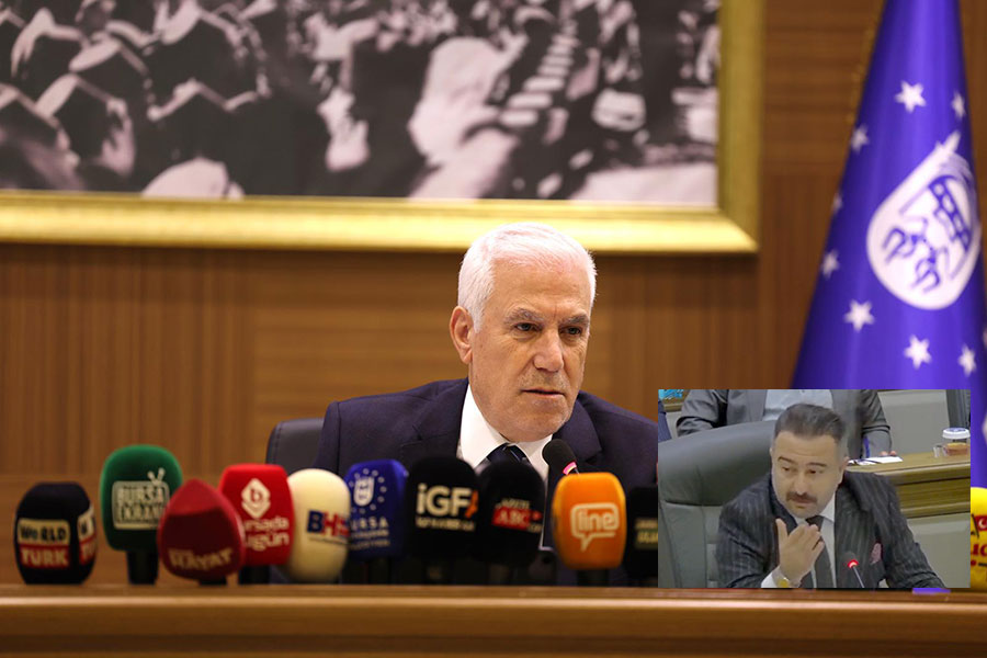 Bursa Büyükşehir Belediye Meclisinde Mustafa Bozbey’e eleştiri yağmuru!